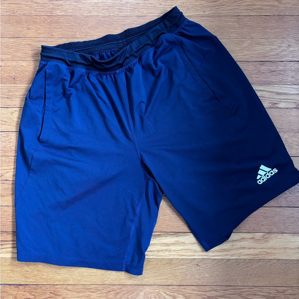 Adidas Men's Navy Athletic Shorts | Size M